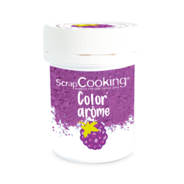 COLORANTE EN POLVO Y AROMA SCRAPCOOKING - VIOLETA / MORA (10 G)