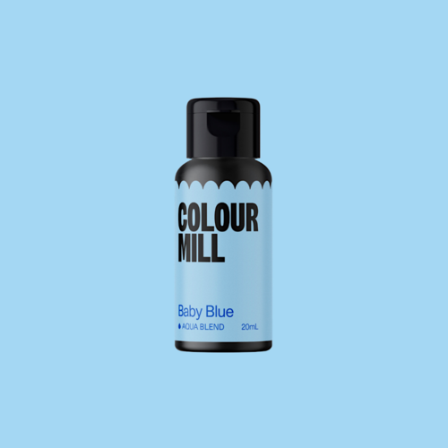 COLORANTE EN GEL COLOUR MILL. - AZUL BEBE / BABY BLUE (20 ML)