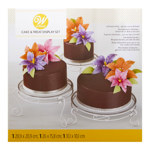 SET STANDS PARA TARTAS Y DULCES WILTON (3 U)