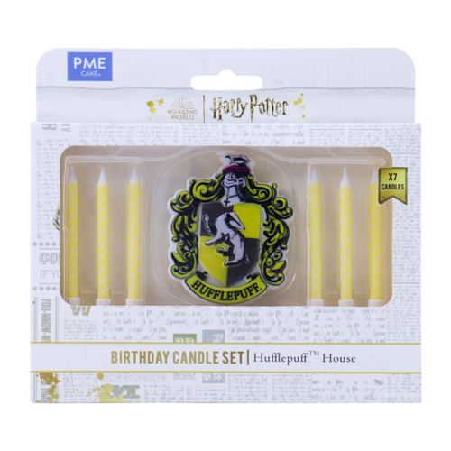 SET VELAS CUMPLEAOS "HARRY POTTER" PME - HUFFLEPUFF