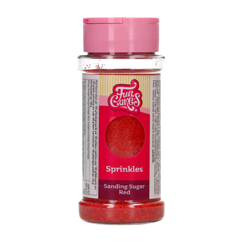 AZUCAR DE GRANO FINO "SANDING SUGAR" FUNCAKES - ROJO (80 G)