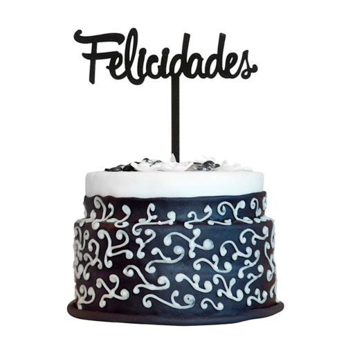 TOPPER PARA TARTA DEKORA - FELICIDADES