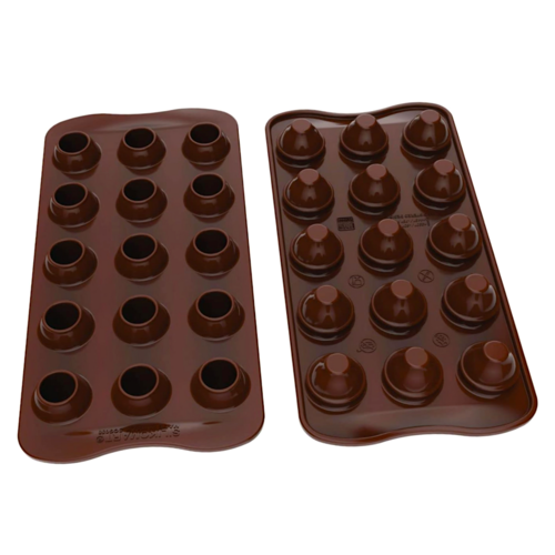 MOLDE SILICONA CHOCOLATE SILIKOMART - HUEVO (3D)