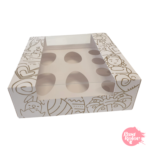 CAJA PARA HUEVOS DE PASCUA Y BOMBONES - 20 CM