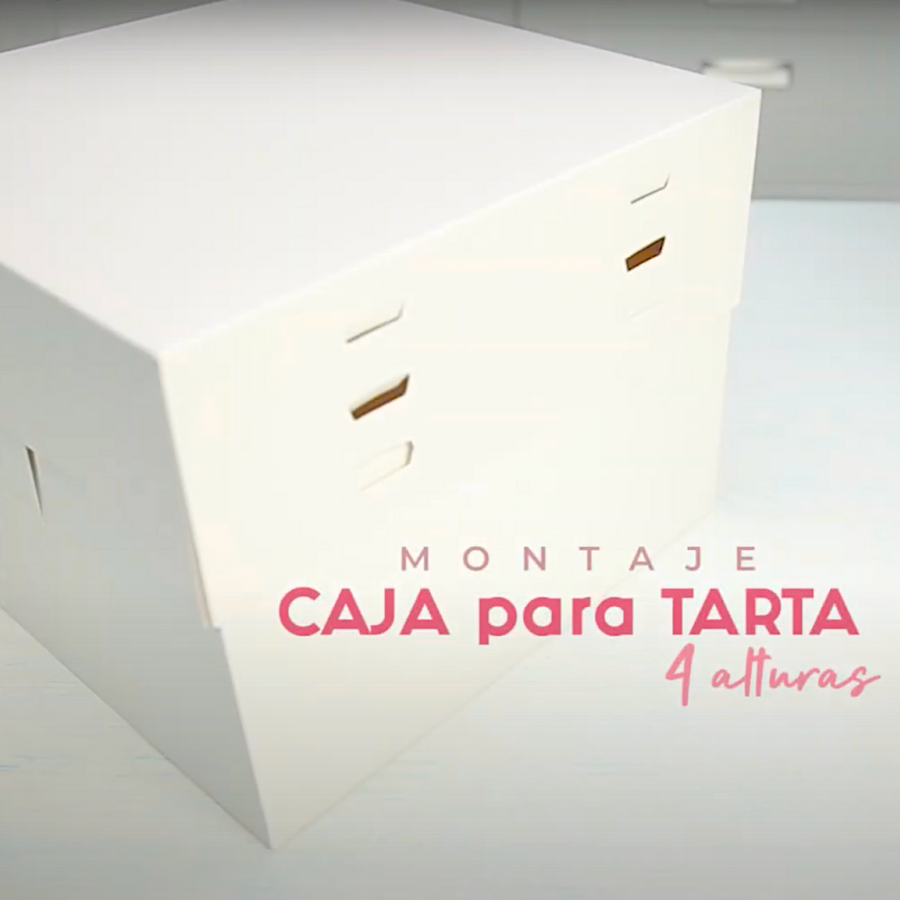 CAJA PARA TARTA 4 ALTURAS AJUSTABLES - 50 x 35 CM