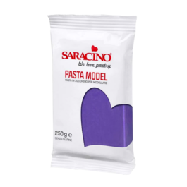 PASTA DE MODELAR SARACINO - VIOLETA 250 G