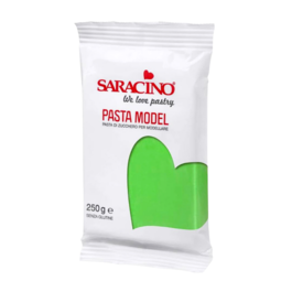 PASTA DE MODELAR SARACINO - VERDE CLARO 250 G