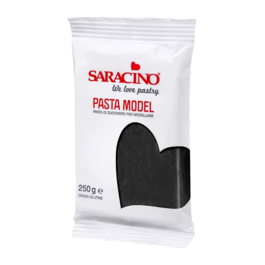 PASTA DE MODELAR SARACINO - NEGRA 250 G