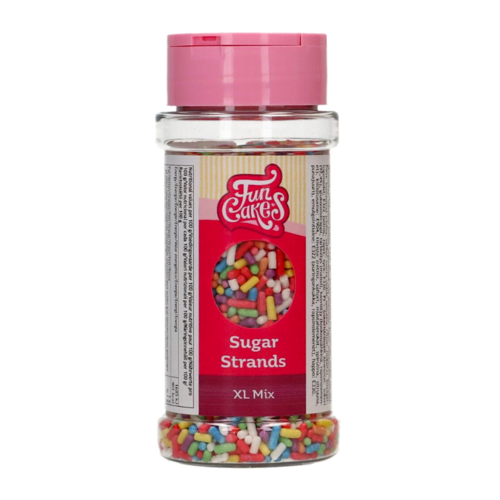 FIDEOS DE AZUCAR FUNCAKES - MIX COLORES XL (70 G)