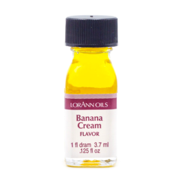 AROMA CONCENTRADO LORANN - CREMA DE PLATANO / BANANA CREAM (3,7 ML)