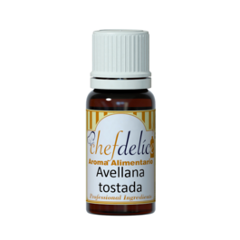 AROMA CONCENTRADO CHEFDELICE - AVELLANA TOSTADA 10 ML