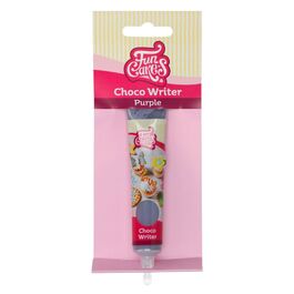 TUBO ESCRITOR "CHOCO WRITER" FUNCAKES - PURPURA (25 G)