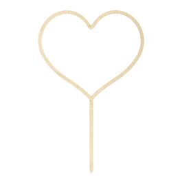 TOPPER PARA TARTA MADERA PARTYDECO - CORAZON