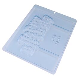 MOLDE PARA CHOCOLATE BWB - TOPPER PARA TARTA "HAPPY BIRTHDAY"