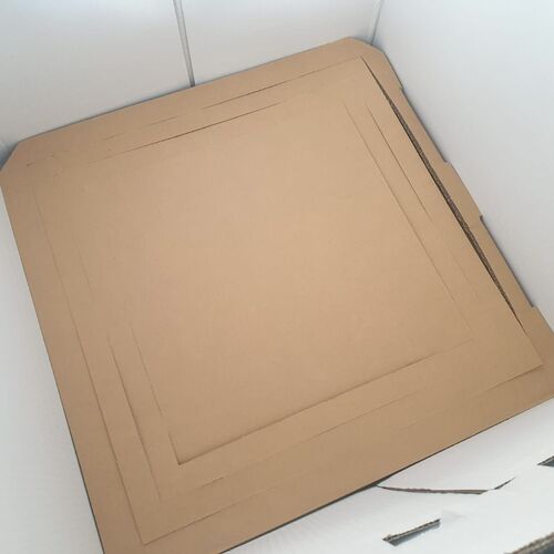 CAJA PARA TARTA BLANCA (CARTON CORRUGADO) - 48 CM