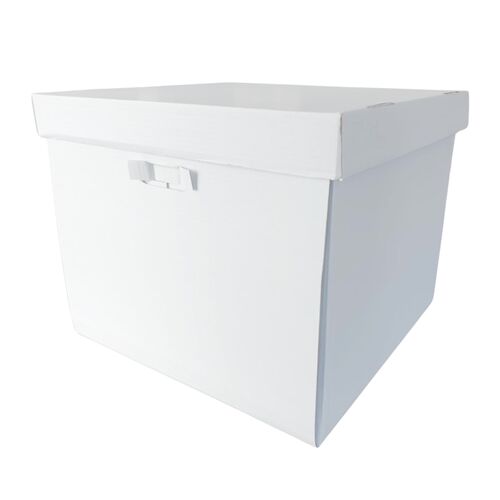 CAJA PARA TARTA BLANCA (CARTON CORRUGADO) - 48 CM