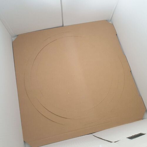 CAJA PARA TARTA BLANCA (CARTON CORRUGADO) - 48 CM