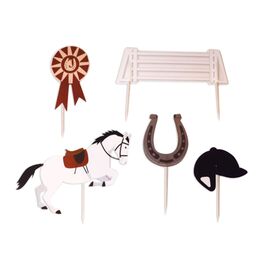 TOPPERS PARA TARTA SCRAPCOOKING - EQUITACION