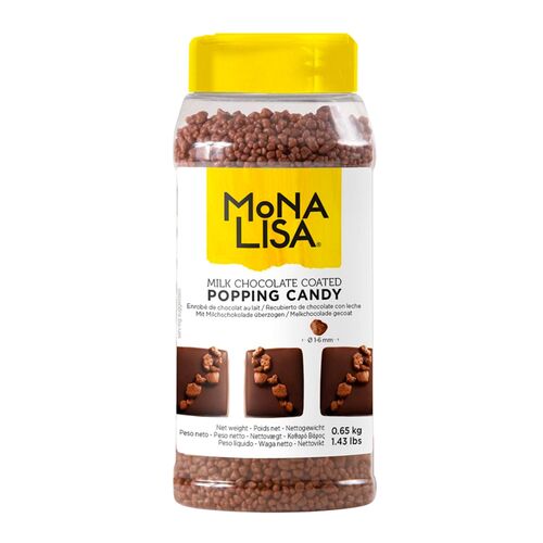 CARAMELOS CON COBERTURA DE CHOCOLATE CON LECHE MONA LISA DE CALLEBAUT - 650 G