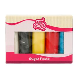 MULTIPACK FONDANT FUNCAKES - COLORES PRIMARIOS (5 X 100 G)