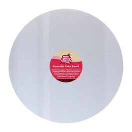 BASE REDONDA (MASONITA) BLANCA FUNCAKES - 35 CM Ø / 5 MM GROSOR