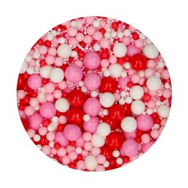 PERLAS DE AZUCAR BLANDAS FUNCAKES - MIX "CRAZY IN LOVE" (80 G)