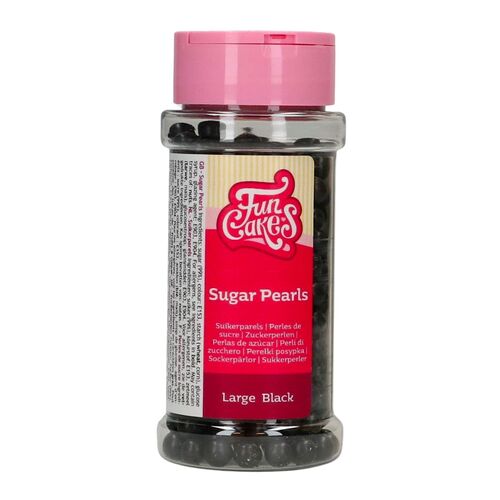 PERLAS DE AZUCAR FUNCAKES - NEGRAS (7 MM) 80 G