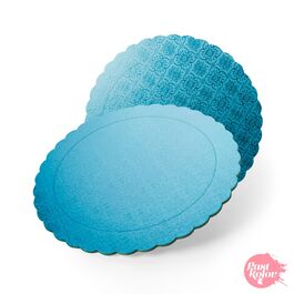 BASE REDONDA AZUL - 25 CM Ø / 3 MM GROSOR