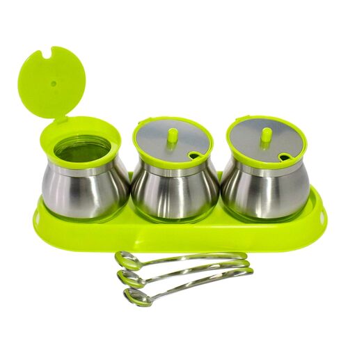 SET MENAJE DE COCINA PARA ALMACENAJE - ROJO