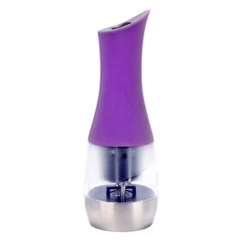MOLINILLO ELECTRICO CON LUZ LED PARA SAL Y PIMIENTA - VIOLETA