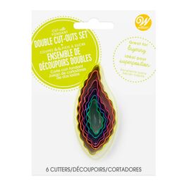 SET CORTADORES DOBLE CARA WILTON - HOJAS