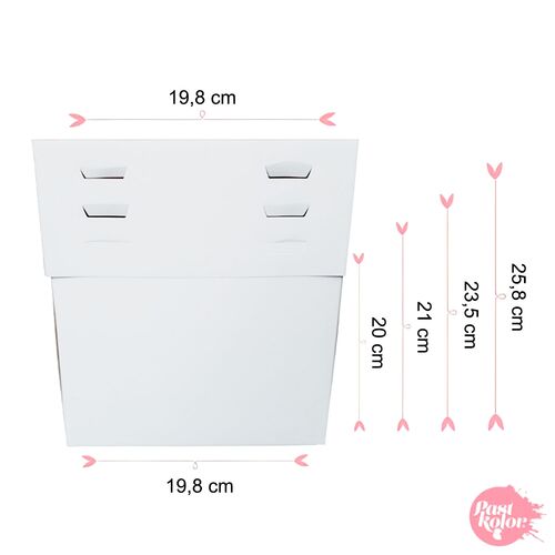 SET 10 CAJAS PARA TARTA ALTURAS AJUSTABLES + BASES REDONDAS DORADA (1 MM) - 18 CM Ø