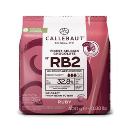 CALLETS DE CHOCOLATE RUBY CALLEBAUT 400 G