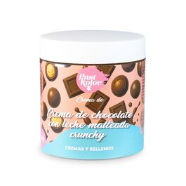 CREMA DE CHOCOLATE CON LECHE MALTEADA CRUNCHY PASTKOLOR - 300 G