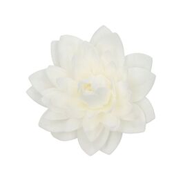 FLOR DE PAPEL COMESTIBLE FUNCAKES - DALIA BLANCA GRANDE