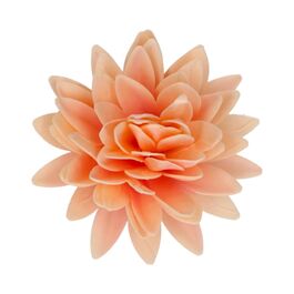 FLOR DE PAPEL COMESTIBLE FUNCAKES - PEONIA NARANJA GRANDE