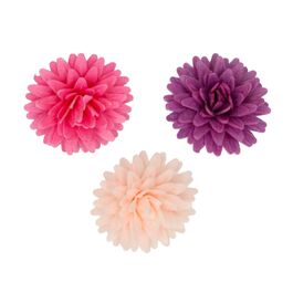 FLORES DE PAPEL COMESTIBLES FUNCAKES - MIX POMPON / MARGARITA MEDIANA