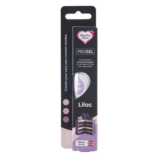 COLORANTE EN GEL "PROGEL" RAINBOW DUST - LILAC / LILA 25 G