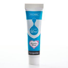 COLORANTE EN GEL "PROGEL" RAINBOW DUST - TURQUOISE / TURQUESA 25 G