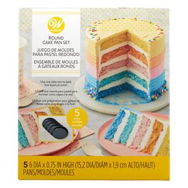 MOLDES PARA "LAYER CAKE" WILTON - 5 CAPAS / 15 CM