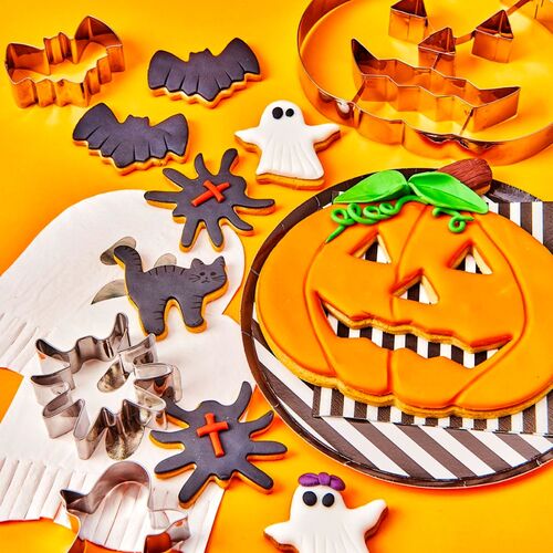 SET CORTADORES WILTON - MURCIELAGO / CALABAZA / FANTASMA