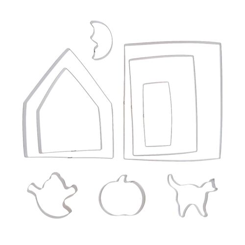 SET CORTADORES DE ACERO PARA GALLETAS WILTON - CASA DEL TERROR