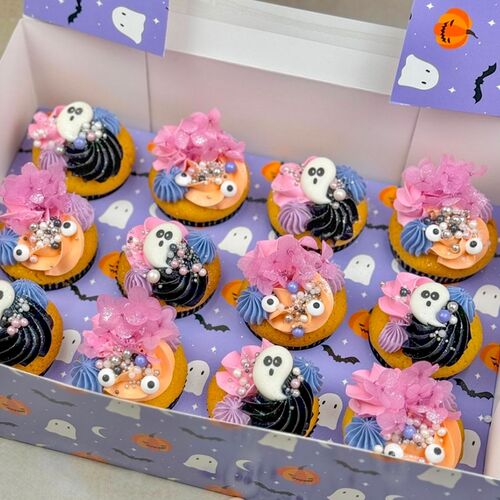 SET 2 CAJAS PARA 12 CUPCAKES SIMPLY MAKING - HALLOWEEN