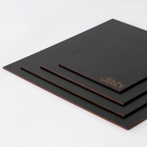 BASES DE MADERA CUADRADAS NEGRAS DASBI - 25 CM