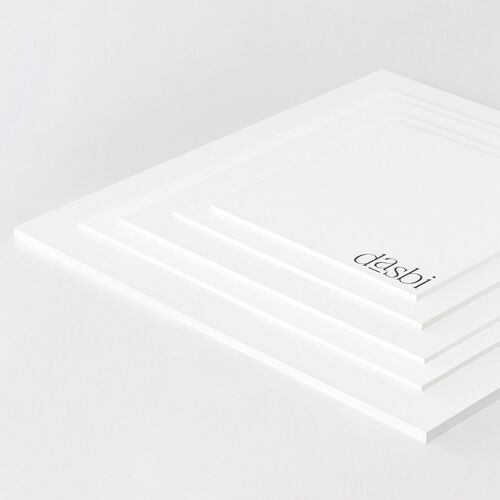 BASES DE MADERA CUADRADAS BLANCAS DASBI - 40 CM