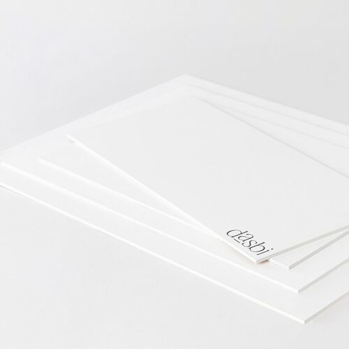 BASES DE MADERA RECTANGULARES BLANCAS DASBI - 40 X 30 CM