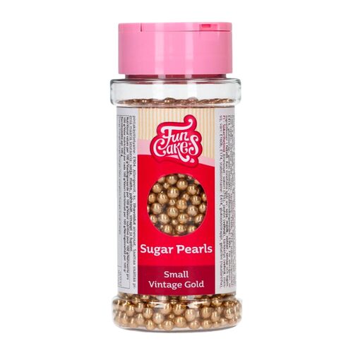 PERLAS DE AZUCAR FUNCAKES - ORO VINTAGE 80 G