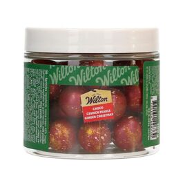 PERLAS DE CHOCOLATE CRUJIENTES WILTON - GINGER CHRISTMAS (100 G)