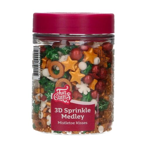 SPRINKLES 3D FUNCAKES - MISTLETOE KISSES (70 G)