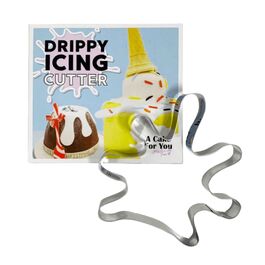 CORTADOR METALICO SIMPLY MAKING - DRIPPY ICING / EFECTO GOTEO (12 CM)